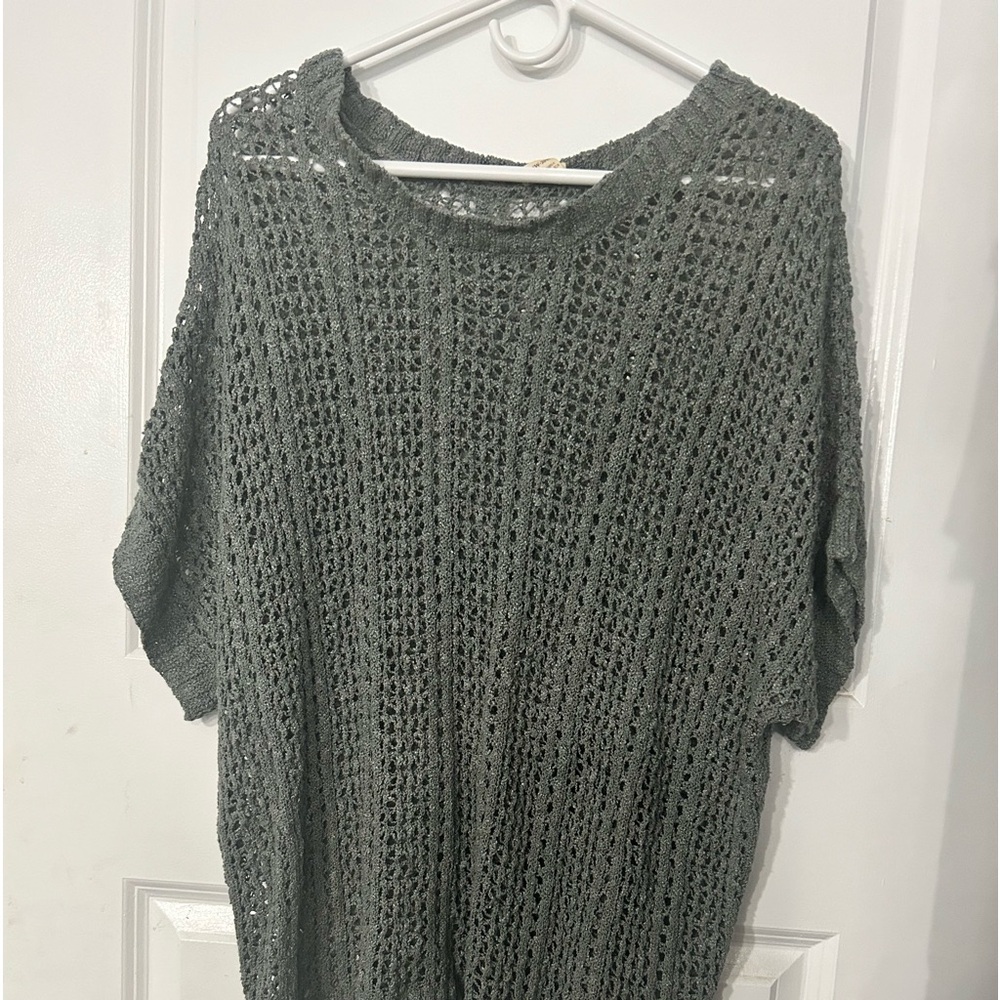 Cotton see through pull over.